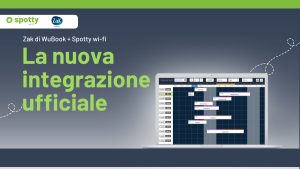 Spotty wi-fi e il PMS Zak di WuBook: la nuova integrazione